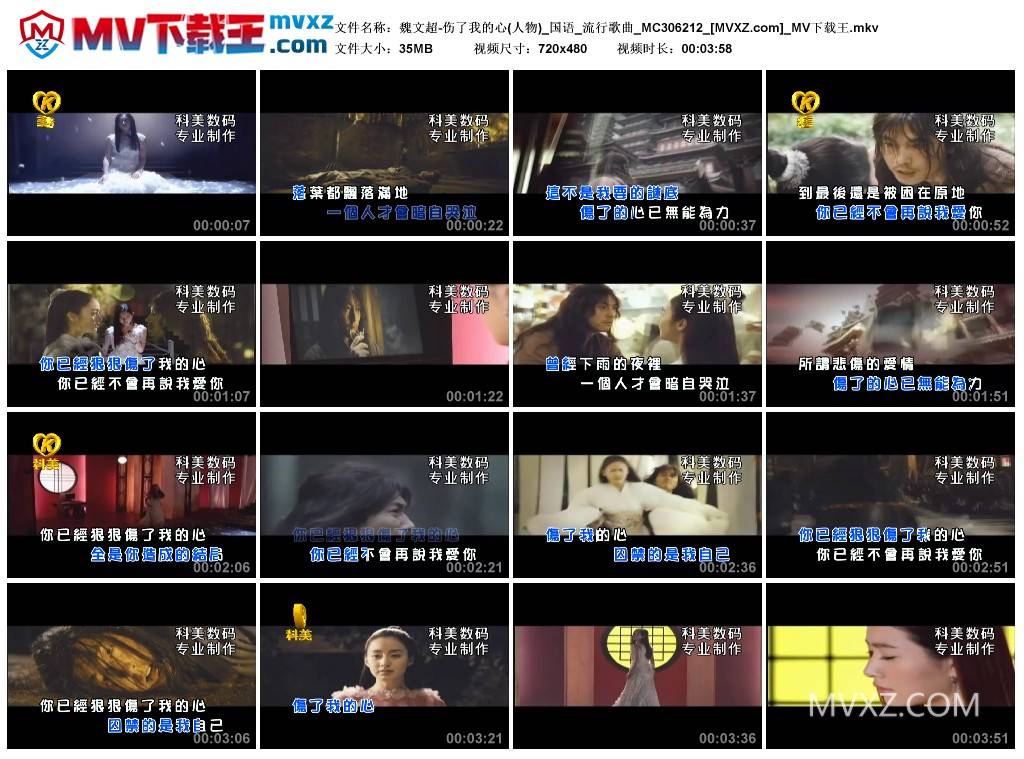 魏文超-伤了我的心(人物)_国语_流行歌曲_MC306212